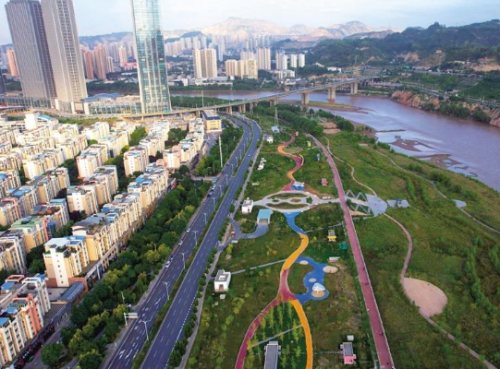 黄河湿地绿化及停车场工程