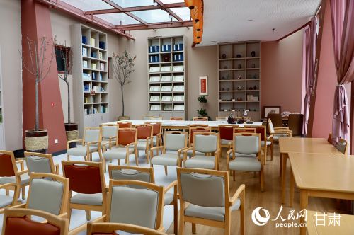 康养院活动区。人民网记者 焦隆摄